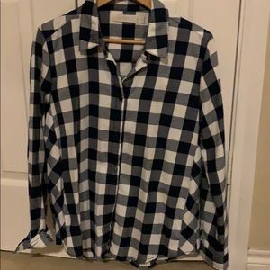 Plaid flannel used once